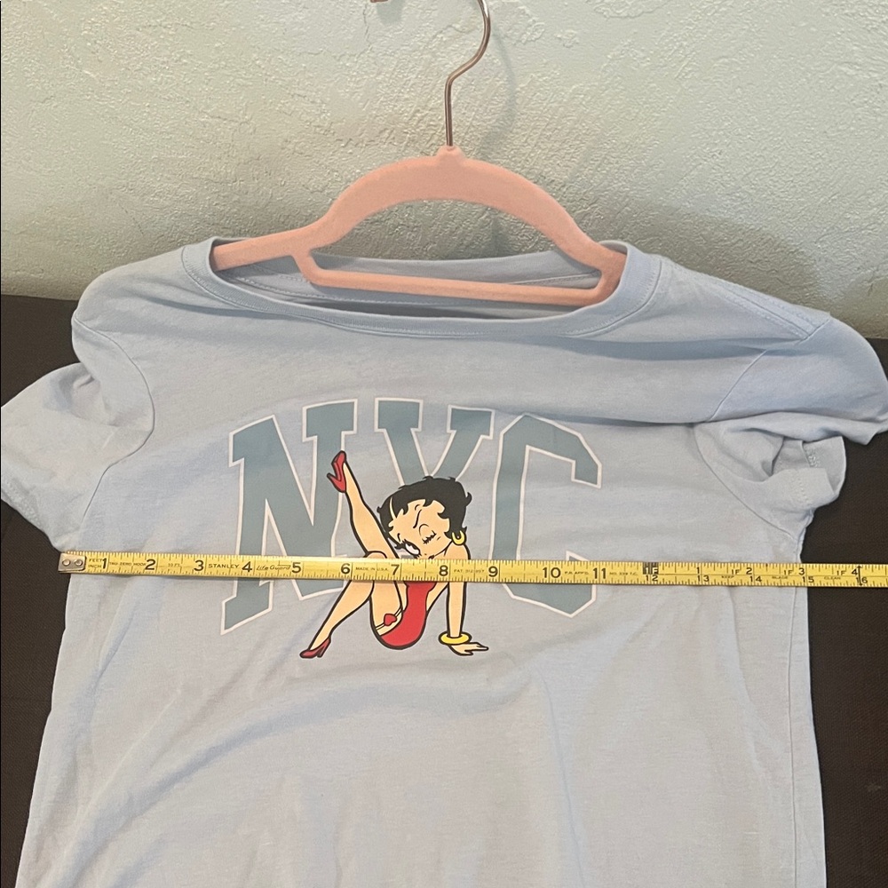 ( 0409) Light Blue NYC Graphic Tee - Picture 4 of 5